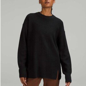 lululemon athletica Classic Black Knit Sweater